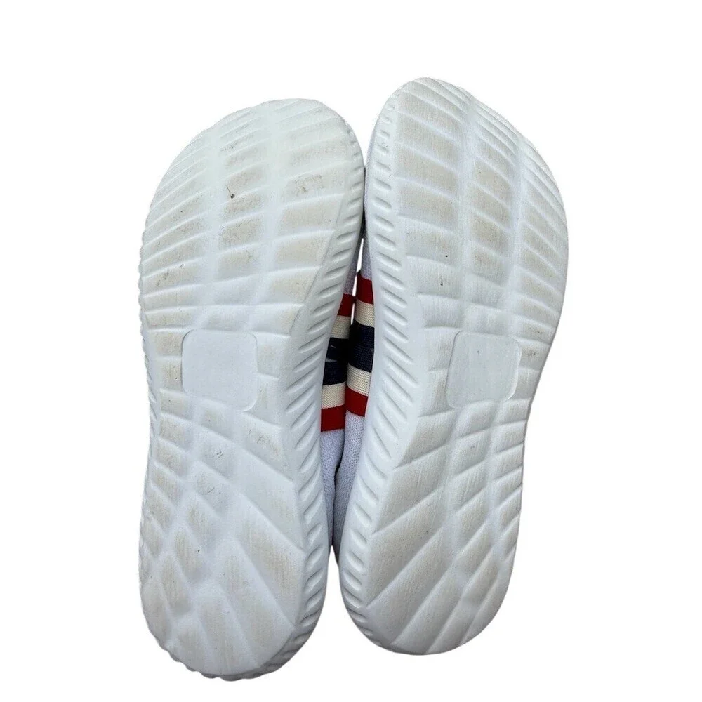 Charleston Shoe Company White Knit Slip On Sneakers Womens 9